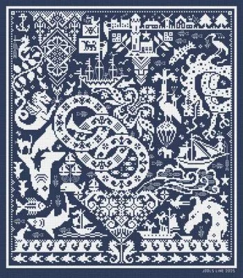 Fishy Goings On - Long Dog Samplers